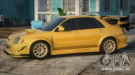 Subaru WRX STI Yellow pour GTA San Andreas