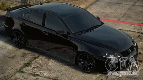 Lexus IS-F Black pour GTA San Andreas