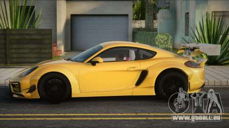 Porsche Cayman GTS 2015 Yellow für GTA San Andreas