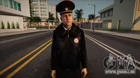 Ein Polizist in Winteruniform für GTA San Andreas