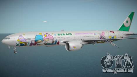 EVA Air Boeing 777-36NER B-16722 Hello Kitty Shi pour GTA San Andreas