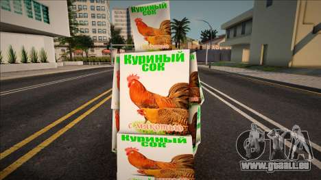 Jus de poulet pour GTA San Andreas