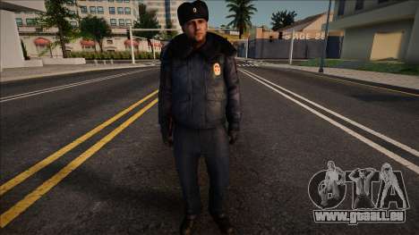 Bezirkspolizist in Winteruniform für GTA San Andreas