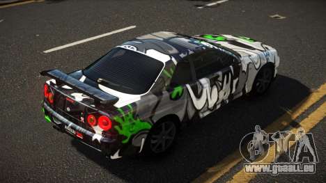 Nissan Skyline R34 Heroshi S5 für GTA 4