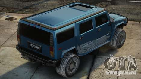 Hummer H2 Blue für GTA San Andreas