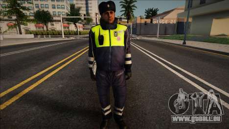 Verkehrspolizist in Winteruniform für GTA San Andreas