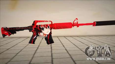 M4A1 Rias Gremory Simple Skin für GTA San Andreas