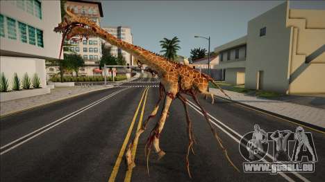 Jirafa infectado del juego Zoochosis pour GTA San Andreas