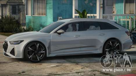 Audi RS6 2020 Silver für GTA San Andreas