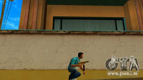 Tec-9 Texture Gold pour GTA Vice City