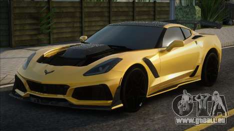 Chevrolet Corvette ZR1 2019 Yellow pour GTA San Andreas