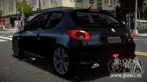 Peugeot 206 Rozzy pour GTA 4