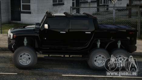 Hummer H6 Sut Pickup Blek pour GTA San Andreas