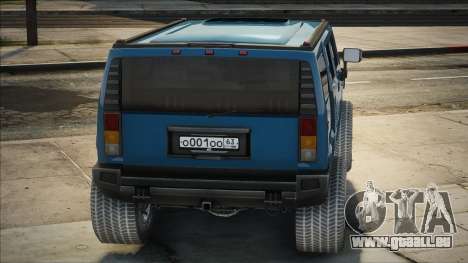 Hummer H2 Blue für GTA San Andreas