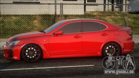 Lexus IS-F Red pour GTA San Andreas