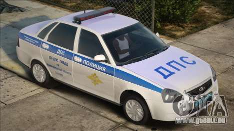 Lada Priora DPS Police pour GTA San Andreas