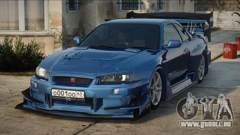 Nissan GT R34 [gtr] für GTA San Andreas