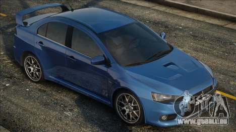 Mitsubishi Lancer Evolution Blu für GTA San Andreas