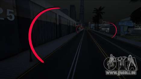 Arches de néons à Los Santos et San Fierro (Reds pour GTA San Andreas