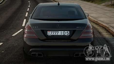 Mercedes-Benz S63 AMG (W221) 2011 pour GTA San Andreas