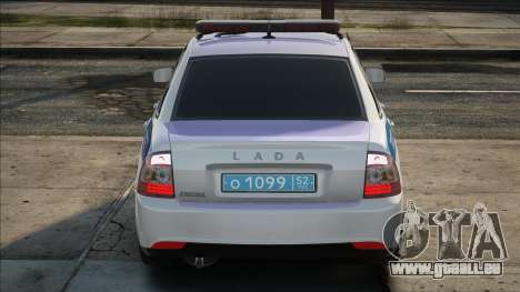 Lada Priora DPS Police pour GTA San Andreas