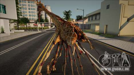 Jirafa infectado del juego Zoochosis pour GTA San Andreas