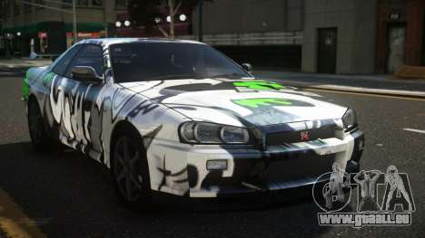 Nissan Skyline R34 Heroshi S5 für GTA 4