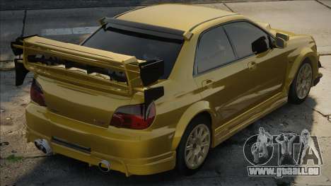 Subaru WRX STI Yellow pour GTA San Andreas