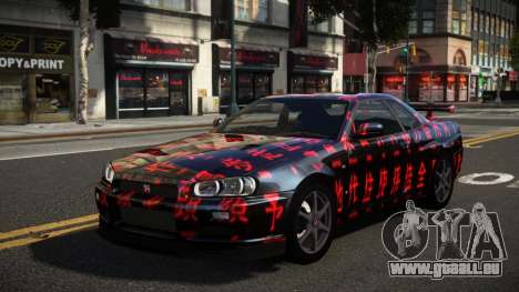 Nissan Skyline R34 Heroshi S13 pour GTA 4