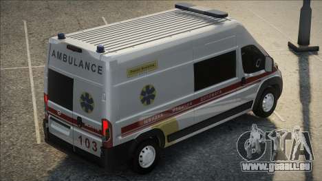 Fiat Ducato Ukrainian Ambulance für GTA San Andreas