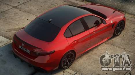 Alfa Romeo Giulia Quadrifoglio 2017 Red pour GTA San Andreas