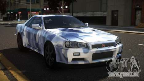 Nissan Skyline R34 Heroshi S10 für GTA 4