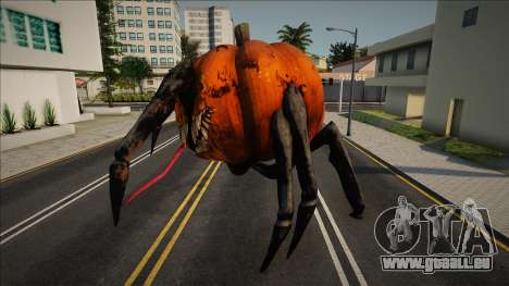 Calabaza arana con movimiento en lengua de Hallo pour GTA San Andreas