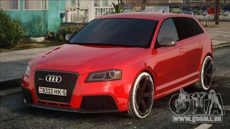 Audi RS3 Red pour GTA San Andreas