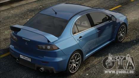 Mitsubishi Lancer Evolution Blu pour GTA San Andreas