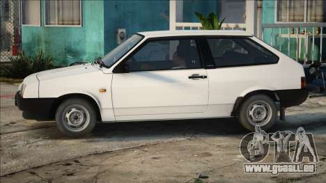 VAZ 2108 Blanc en stock pour GTA San Andreas