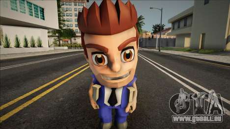 Barry Steakfries from Jetpack Joyride Skin pour GTA San Andreas