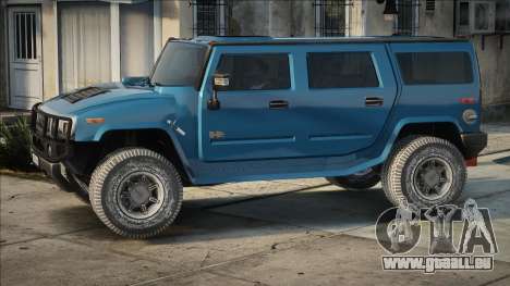 Hummer H2 Blue pour GTA San Andreas