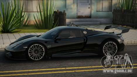 Porsche 918 Spyder 2014 Blek für GTA San Andreas