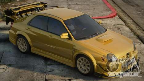 Subaru WRX STI Yellow pour GTA San Andreas