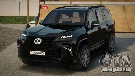 Lexus LX600 Black für GTA San Andreas