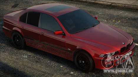 BMW 540i e39 RED pour GTA San Andreas