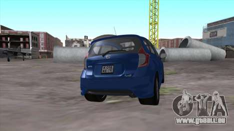 Nissan Note Euro 2014 pour GTA San Andreas