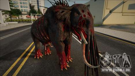 Elefante infectado del juego Zoochosis pour GTA San Andreas