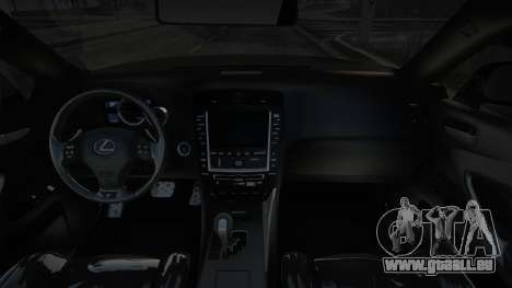 Lexus IS F Black pour GTA San Andreas