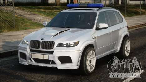 BMW X5 E70 Black Police für GTA San Andreas