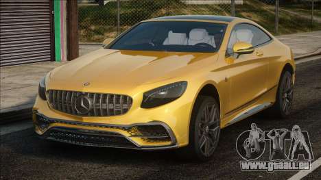 Mercedes-Benz S63 AMG Coupe Yellow pour GTA San Andreas