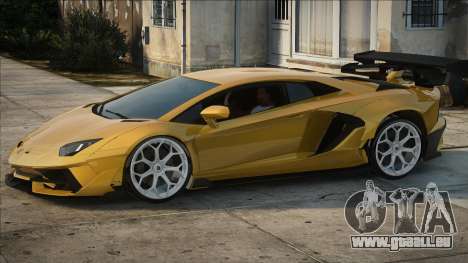 Lamborghini Aventador LP700-4 Yellow Stock pour GTA San Andreas