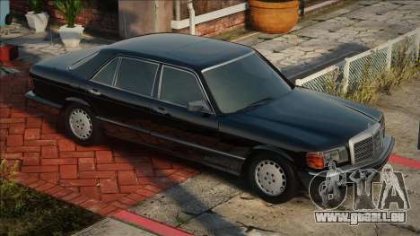 Mercedes-Benz W126 - Black pour GTA San Andreas