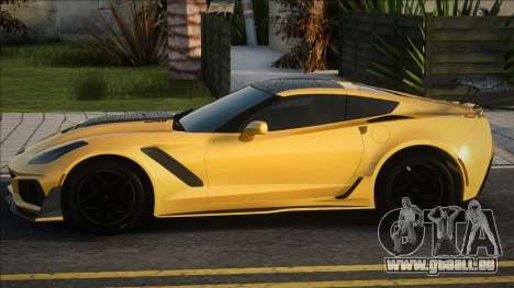 Chevrolet Corvette ZR1 2019 Yellow für GTA San Andreas